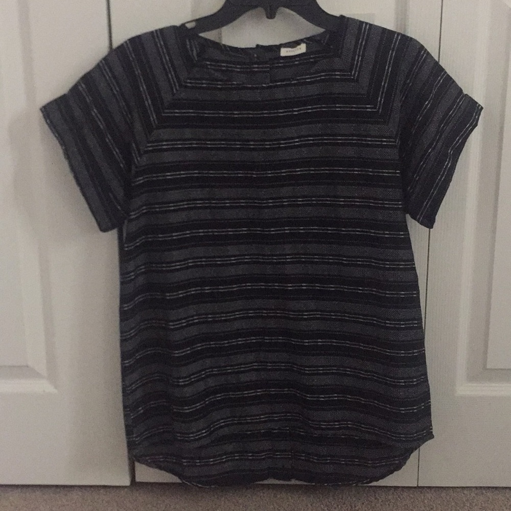 Black boho/embroidered top!